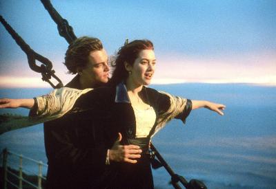 Eine der Berühmtesten Szenen aus 'Titanic'..